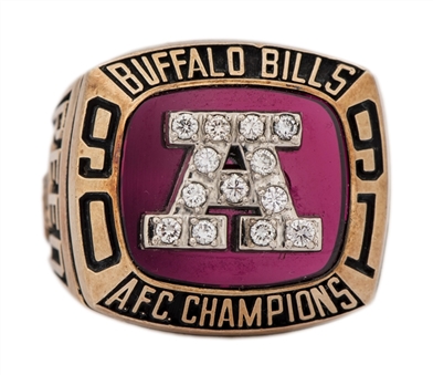 1991 Buffalo Bills AFC Championship Ring Given To Andre Reed (Reed LOA)
